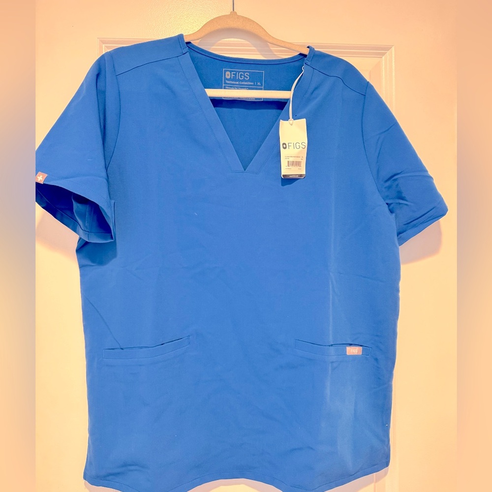 FIGS CADE SCRUB SET ROYAL BLUE SIZE XL
